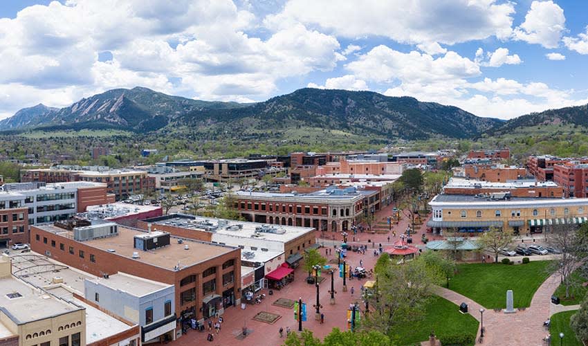 Boulder skyline, Colorado