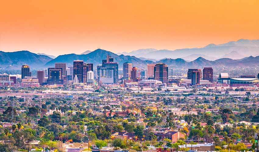 Phoenix skyline, Arizona