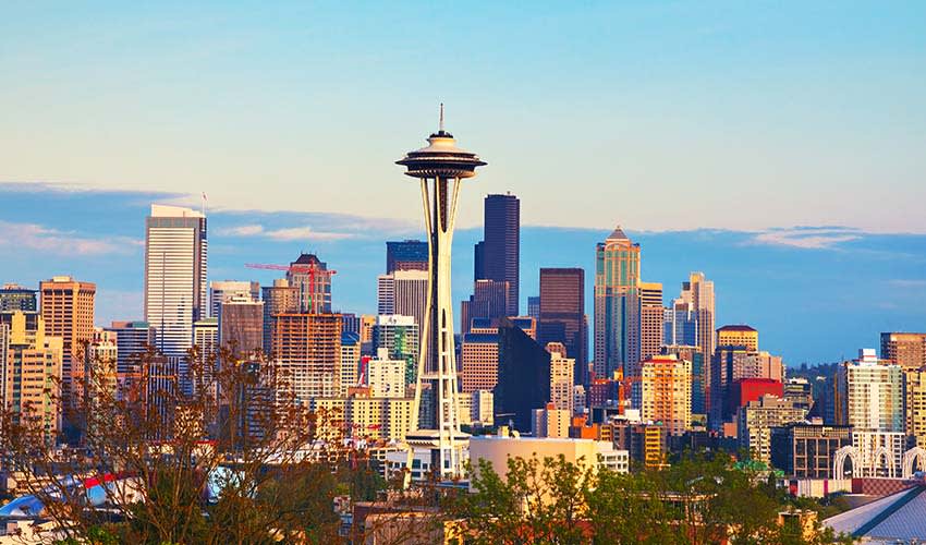 Seattle skyline, Washington